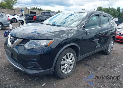 2016 Nissan Rogue S из США, поврежденный, VIN KNMAT2MV2GP659602